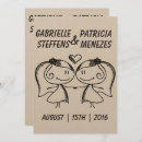 Search for lesbian marriage wedding invitations Lgbt