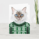 Search for funny animal christmas cards Kitty
