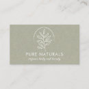 Search for green leaf logo business cards Botanical