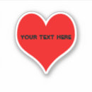 Search for love decals stickers Red