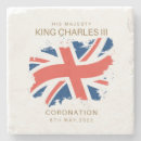 Search for union jack coasters King charles iii