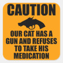 Search for funny danger stickers Cats