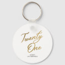 Search for 21st birthday key rings Elegant