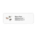 Search for cartoon cow return address labels Cows