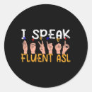 Search for speak stickers Asl
