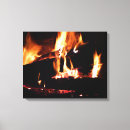 Search for fireplace canvas prints Winter