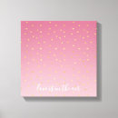 Search for pink hearts canvas prints For her