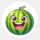 Search for smiling watermelon stickers Cartoon