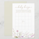 Search for baby shower programmes Boho