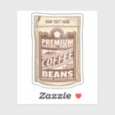 Search for roasted coffee stickers Cafe