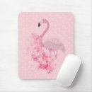 Search for pink flamingos mouse mats Girly