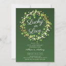 Search for irish wedding invitations Shamrocks