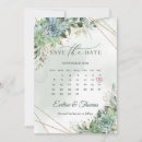Search for succulent save the dates Greenery