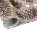 Search for pine cone wrapping paper Nature