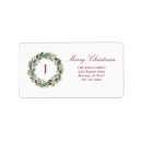 Search for red and green return address labels Minimal