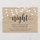 Search for string of lights rehearsal dinner invitations The night before