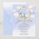 Search for bear baby boy shower invitations Beary cute baby