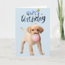 Search for yellow lab birthday cards Animal