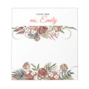 Search for flower border notepads Blue