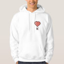 Search for king and queen hoodies Heart