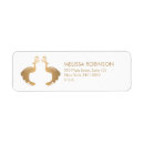 Search for gold peacock return address labels Peacocks