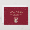 Search for new year christmas cards Gold foil