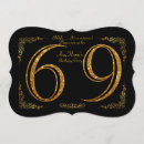 Search for 69th birthday invitations Elegant