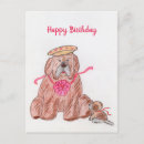 Search for big dog birthday cards Brown