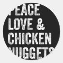 Search for chicken nuggets stickers Rustic