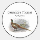 Search for game bird stickers Pheasant