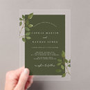 Search for olive leaf wedding invitations Simple