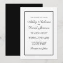 Search for black tie formal wedding invitations Typography