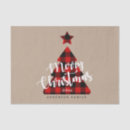 Search for holiday plaid tissue paper Merry christmas
