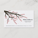 Search for cherry blossoms business cards Japanese