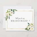Search for bridesmaids note cards Floral