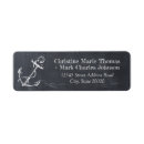 Search for rustic nautical return address labels Anchor