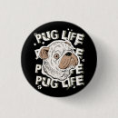Search for pug lover badges Funny