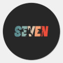 Search for 7 years old birthday stickers Vintage