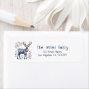 Search for reindeer return address labels Festive