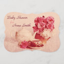 Search for victorian baby girl shower invitations Elegant