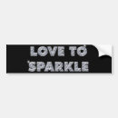 Search for glitter bumper stickers Silver