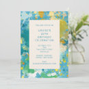 Search for abstract art invite invitations Colourful