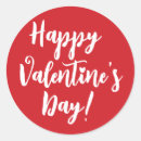 Search for casual script stickers Red