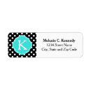 Search for quatrefoil pattern return address labels Black