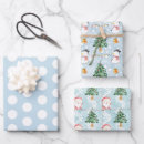 Search for blue santa claus wrapping paper White