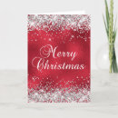 Search for silver glitter christmas cards Classic