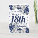 Search for grandson 18th birthday cards For him