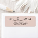 Search for white pink return address labels Calligraphy