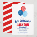 Search for patriotic balloons invitations Modern