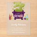 Search for baby is brewing invitations Whimsical